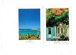 Lot 2 Cpm - Guadeloupe - Saint Barthelemy - St Barth - MARIGOT - Antilles Françaises - - Saint Barthelemy
