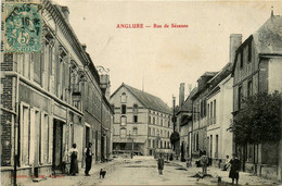 Anglure * La Rue De Sézanne * Hôtel * Villageois - Anglure