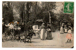 76 - Seine Maritime /  LE HAVRE -- Le Square Saint Roch. La Voiture Aux Chèvres. - Saint-Roch (Plein)