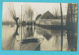 * Hamme (Oost Vlaanderen) * (Carte Photo - Fotokaart) Overstroming, Inondation, Flood, Pompiers, Old, Rare - Hamme