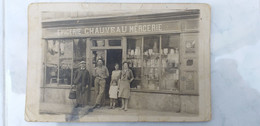 CPA Commune De La Bazoche Gouet - Epicerie CHAVEAU Mercerie - Other Municipalities