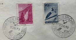 SPORT INVERNALI  - JUGOSLAVIA  - CAMPIONATI DI SCI A PLANICA  20/3/1949  -  ESTEROFA18 - Indios Americanas