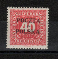 Pologne - Taxe  N°4 (1919 ) - Postage Due