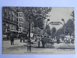 CPA 75 Montmartre - Le Métro, Place D'Anvers - District 18