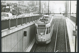 Photo Originale 9 X 13 Cm - 1972 - Bruxelles Tramway - Tram 103 - Métro - Pré-métro - Voir Scan - Trains