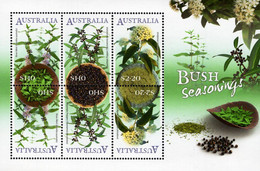 Australia - 2022 - Bush Seasonings - Herbs And Spices - Mint Stamp Sheetlet - Nuevos