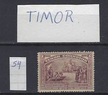 Timor   Y/T    54     (X)    Met Plakker - East Timor
