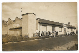 CARTE PHOTO A IDENTITIER -- H. BIZET - Photographe - Boulevard De Verne - PONT De CHERUY (Isére) - USINE - Pont-de-Chéruy