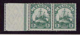 Deutsche Kolonien Samoa Michel-Nr. 21L Postfrisch - Anhängendes Leerfeld - Samoa