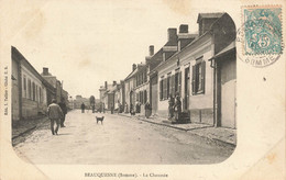 80 - SOMME - BEAUQUESNE - La Chaussée - Animation - Tabac - Superbe -10321 - Beauquesne