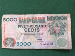 Ghana -  5000 Cedis  -  2002  - Circulé - Ghana