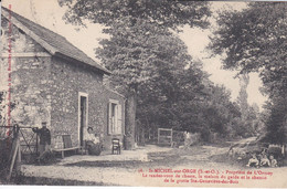 91 - SAINT MICHEL SUR ORGE Propriete De L Ormoy La Maison Du Garde Et Le Chemin De La Grotte Ste Geneviève . .- 1911 - - Saint Michel Sur Orge