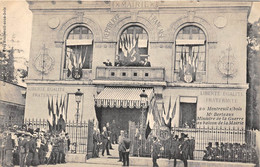 93-MONTREUIL-SOUS-BOIS- MR BERTEAUX MINISTRE DE LA GUERRE AU BALCON DE LA MAIRIE - Montreuil