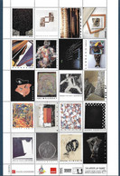 Feuille De 20 Vignettes Exposition "Un Artiste Un Timbre" Strasbourg Juin 1992 - Blocks & Sheetlets & Booklets