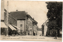 Territoire De Belfort : DELLE : La Grand'rue : Frontière Franco-Suisse : N° 1381 - Delle