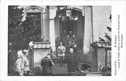 68-MONTREUX-VIEUX- MR POINCARE VENANT DE RENDRE VISITE AUX ECOLIERS DE MONTREUX-VIEUX - GUERRE 1914/15 - Other & Unclassified