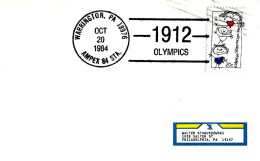 USA - 1984 WARRINGTON AMPEX '84 Ricordo OLIMPIADE Olympic Games Stoccolma 1912 - 7684 - Ete 1912: Stockholm