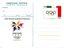 ITALIA ITALY - 1998 XVIII OLIMPIADE INVERNALE Winter Olympic Games Cartolina Postale Nuova - 7690 - Inverno1998: Nagano