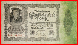 * REICHSBANKNOTE: GERMANY ★ 50000 MARK 1922! LOW START ★ NO RESERVE! - 50.000 Mark