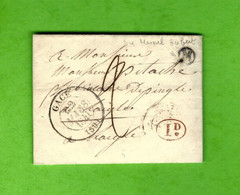 1841 LAC  De Gacé   +cachet ID + Autre Cachet « M »envoi De  Dumesnil Hubert (Orne)  Pour L’Aigle  Orne VOIR TEXTE+ SCAN - 1801-1848: Précurseurs XIX