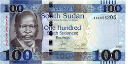 South Soudan 100 Pounds 2017 SPL - Südsudan