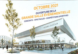 CPM 51 (Marne) Reims - Octobre 2021 Ouverture De La Grande Salle Evènementielle REIMS ARENA Concerts, Spectacles...TBE - Inwijdingen