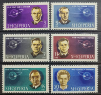 ALBANIA 1963 - MNH - Mi 757A-762A - Cosmonauts - Albania