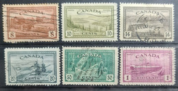 CANADA 1946 - Canceled - Sc# 268-273 - Complete Set! - Oblitérés