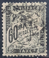 FRANCE 1884 - Canceled - YT 21 - Timbre Taxe 60c - 1859-1959 Used