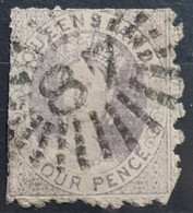 QUEENSLAND 1866 - Canceled - Sc# 23 - 4d - Used Stamps