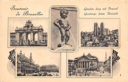 Souvenir De BRUXELLES - Panoramische Zichten, Meerdere Zichten
