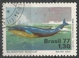 LSJP BRAZIL ANIMALS WHALE 1977 - Used Stamps