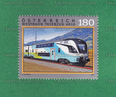 AUSTRIA 2021 Autriche Österreich - WESTbahn 1v MNH - Express Train, Trains, Railway, Transport, Züge, Trenes, Tren, Trem - Nuevos