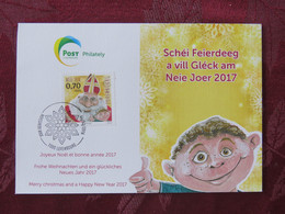 Luxembourg 2016 FDC Card - Christmas - St. Nicolas - Cartas & Documentos