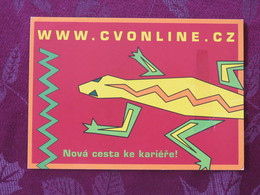 Czech Republic 2019 Unused Postcard Lizard - Storia Postale