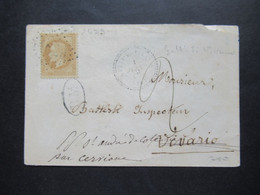 Frankreich Klassik 1869 Napoléon III. Michel Nr.27 EF Nr. Stempel 1629 Gatti Di Vivario Corse / Korsika - 1849-1876: Periodo Classico