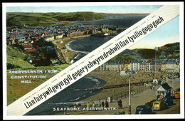 Llanfairpwllgwyngyllgogerychwyrndrobwllllantysiliogogogoch Aberystwyth From Constitution Hill Seafront - Anglesey