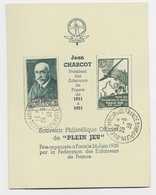 FRANCE CHARCOT 65C CARTE JEAN CHARCOT PRESIDENT ECLAIREURS DE FRANCE PARIS 26.6.1938 - ...-1955 Vorphilatelie