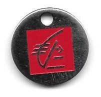 Jeton  De  Caddie Banque, CAISSE  D' EPARGNE  Verso  1820-1995  175 ème  ANNIVERSAIRE - Einkaufswagen-Chips (EKW)