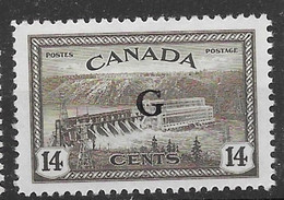 Canada Mnh ** 1950 34 Euros - Surchargés