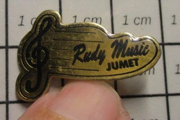 3317 Pin's Pins / Beau Et Rare / THEME : MUSIQUE / RUDY MUSIC JUMET - Musique