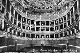 014181 "(PU) FANO - TEATRO DELLA FORTUNA (ARCH. POLETTI)"  INTERNO, VERA FOTO. CART NON SPED - Fano