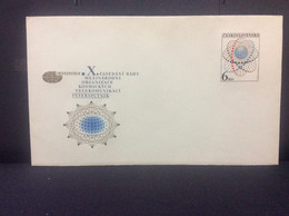 COB 69 1981 10° Journées Internationales Intersputnik Télécommunications Spatiales Satellites - Covers