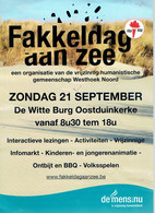 Vrijzinnigheid (Laïcité) : Programma Van De "Fakkeldag Aan Zee" (2014) De Witte Burg Koksijde - Oostduinkerke - Programmes