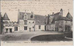 FONDETTES  ( 37 )  CHÂTEAU  DE  CHATIGNY  ( FAÇADE  OUEST  )  C P A    ( 22 / 6 / 164  ) - Fondettes