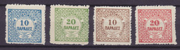 British Post Office In Crete Candia Province Heraklion 1898 Mi. 2-5 Complete Set MNH**/MH* (2 Scans) - Crète