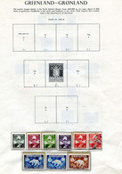 Greenland - Collection On Pages (1938-80) **/*/o - OFFER - Collections, Lots & Series