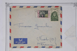 AW12 AOF    BELLE LETTRE 1956  PAR AVION  BAMAKO A   NIORT  FRANCE  ++ AFFRANCH. INTERESSANT - Covers & Documents