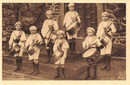 CPA 53 ST FRAIMBAULT DE PRIERES LES TAMBOURS DE LA FANFARE DES ORPHELINS DE ST GEORGES DE L'ISLE - Sonstige & Ohne Zuordnung