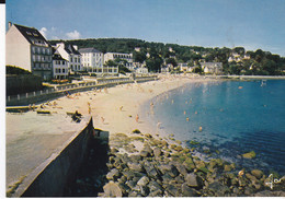 CPSM DOUARNENEZ TREBOUL LA PLAGE DES SABLES BLANCS - Douarnenez